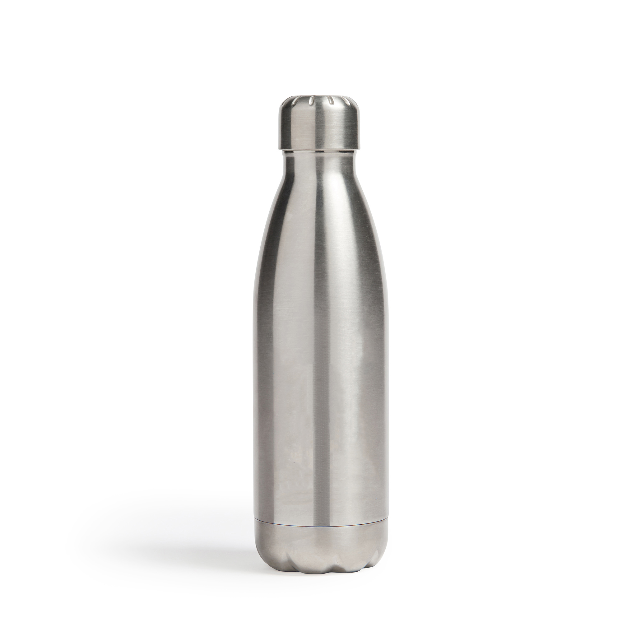 ENKELSPÅRIG Water bottle, stainless steel/beige, 17 oz - IKEA