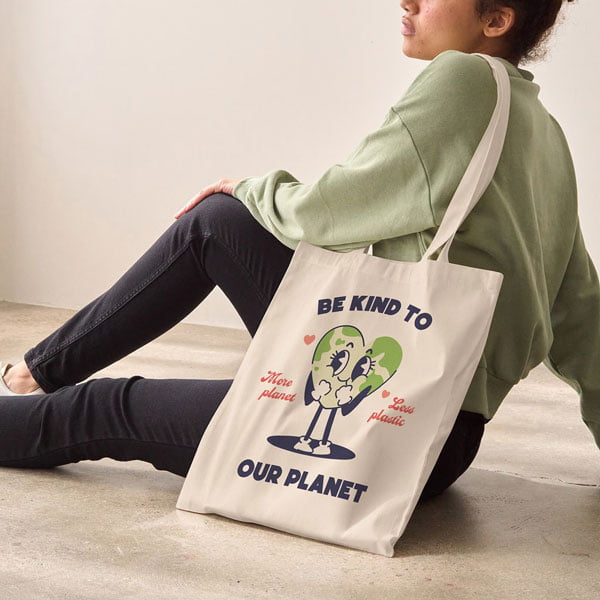 Tote bag: Be kind to our planet