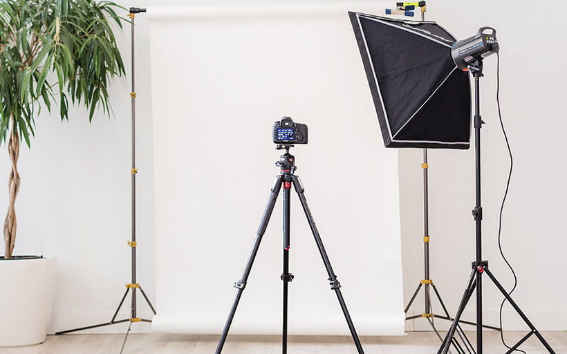 camera setup for product photography