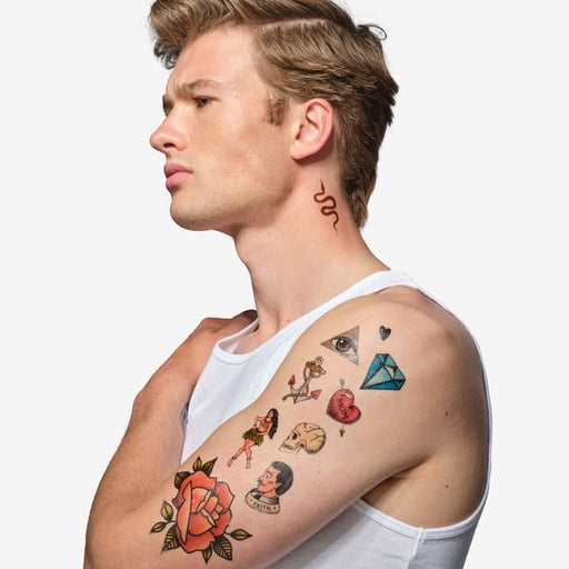 HOWAF Temporary Tattoos for Adult Men Women Kids(30 India | Ubuy